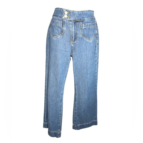 LOFT women’s The Wide Leg denim jeans sz 27/4 preloved in excellent condition - Picture 1 of 6